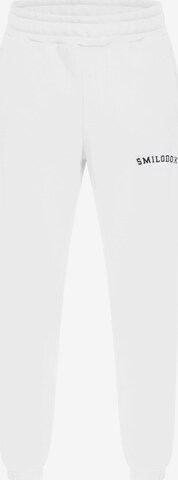 Smilodox Broek 'Harden' in Wit: voorkant