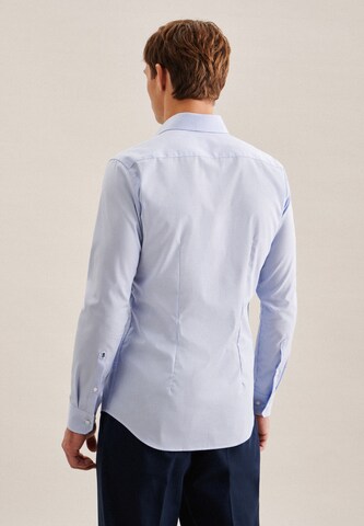 SEIDENSTICKER Slim fit Business Shirt in Blue