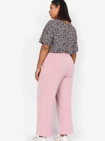 Wide leg Pantaloni 'Sabina' di Wasabi Concept in rosa