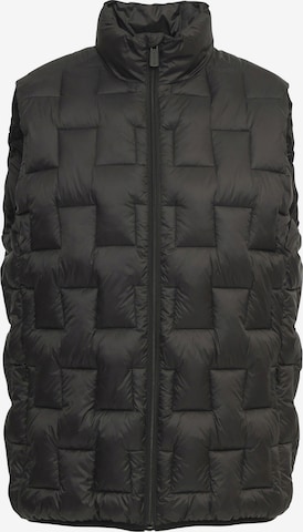 mazine Vest ' Lavoy Light Padded Vest ' in Black: front