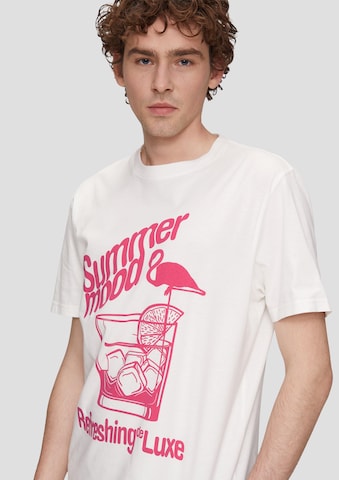 balts QS T-Krekls