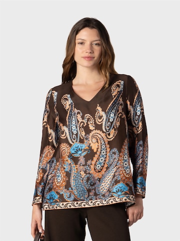 NAULOVER - Blusa ' ' em castanho: frente