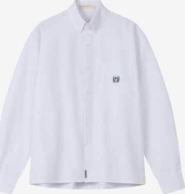 Camicia 'Everyday' di Another Cotton Lab in bianco: frontale