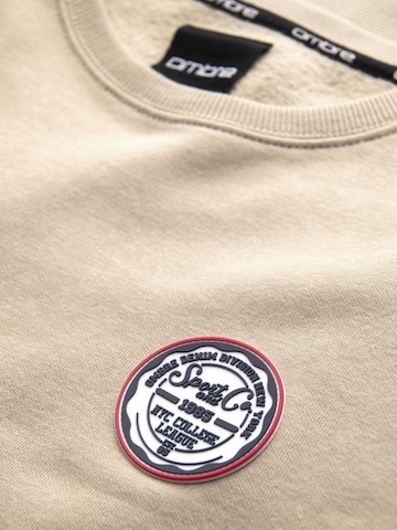 Sweat-shirt Ombre en beige
