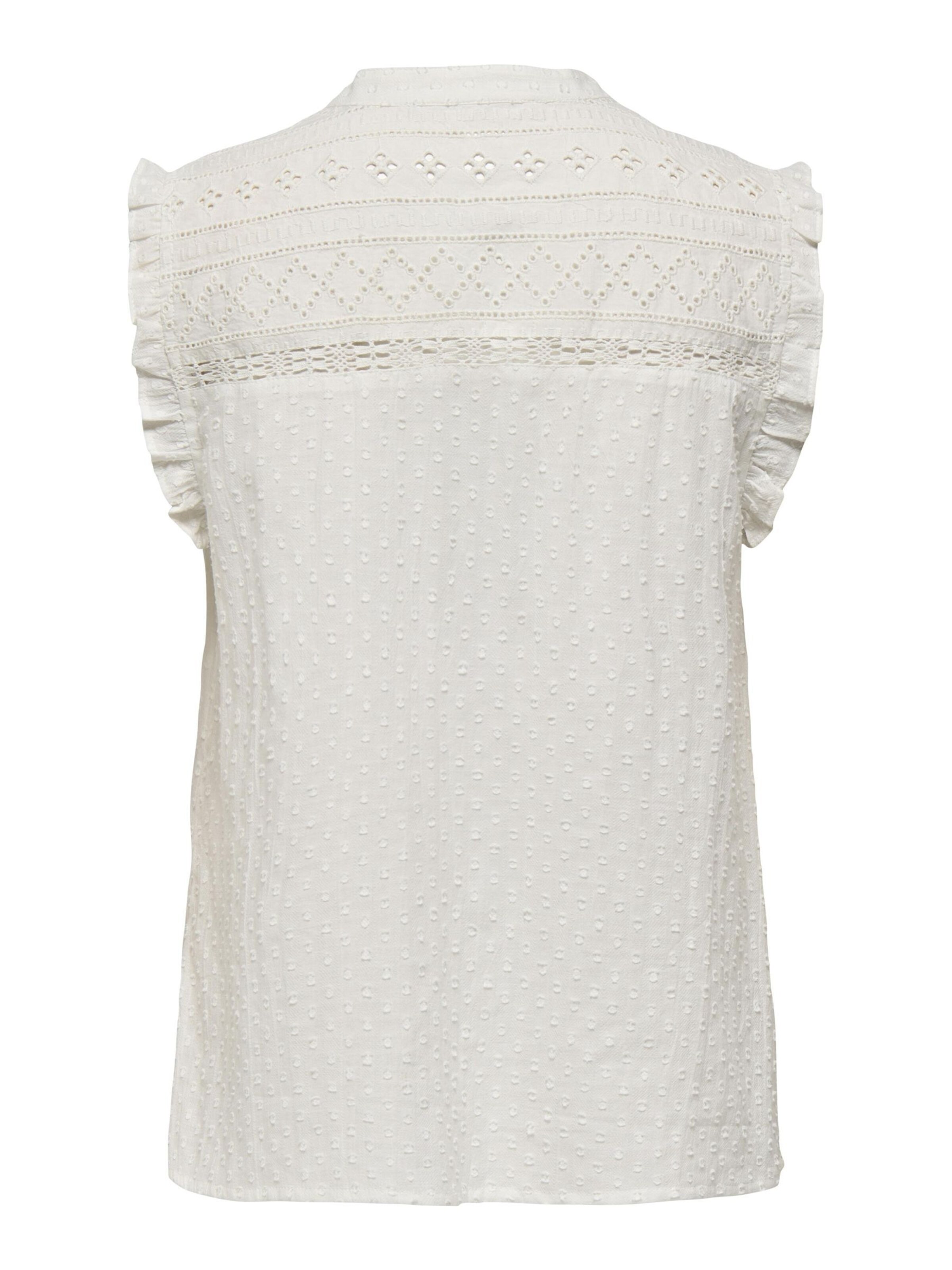 Chemisier 'ONLEVELYN' ONLY en blanc