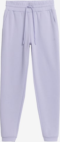 4F Normalny krój Spodnie w kolorze fioletowy: przód