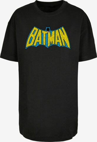 T-shirt oversize 'DC Comics Batman Crackle' F4NT4STIC en noir : devant