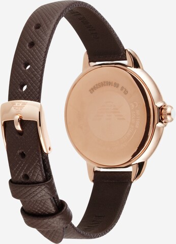 Emporio Armani Analog watch in Brown