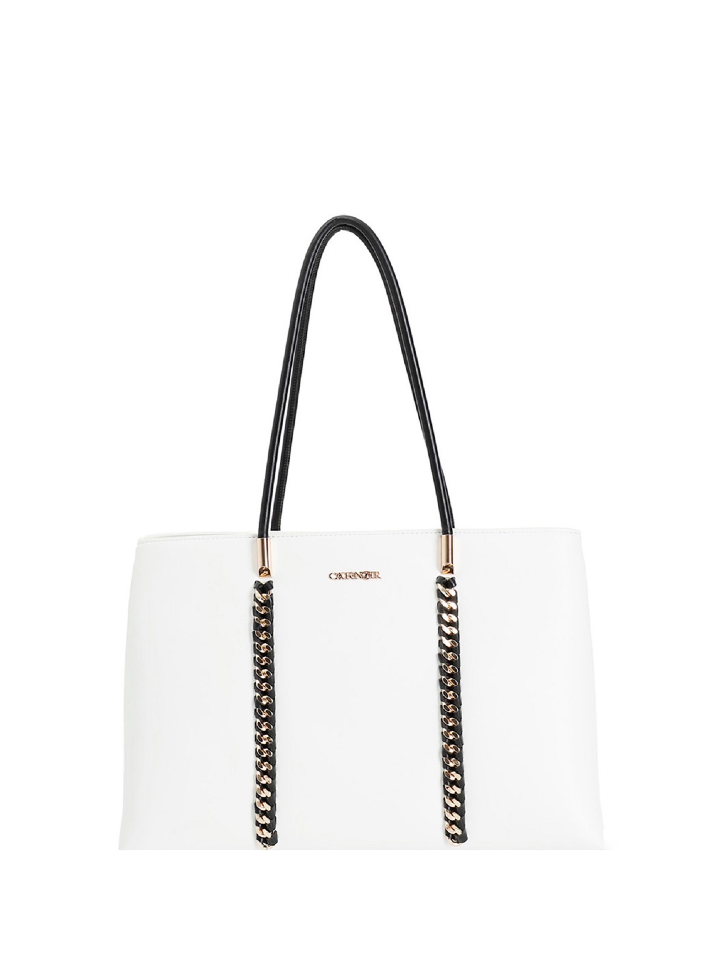 Shopper CAFè NOIR di colore nero / bianco, Visualizzazione prodotti