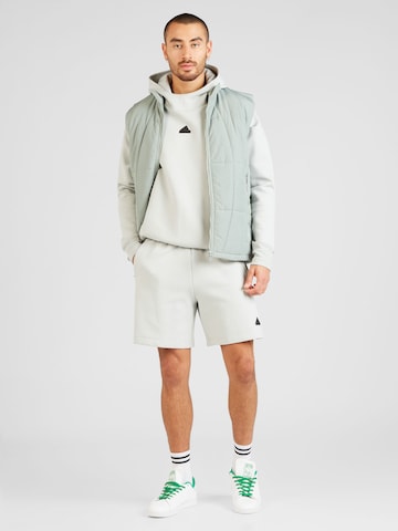 ADIDAS SPORTSWEAR Ohlapna forma Športne hlače 'Z.N.E. Premium' | siva barva