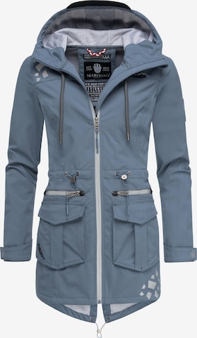 MARIKOO Weatherproof jacket 'Ulissaa' in Blue: front