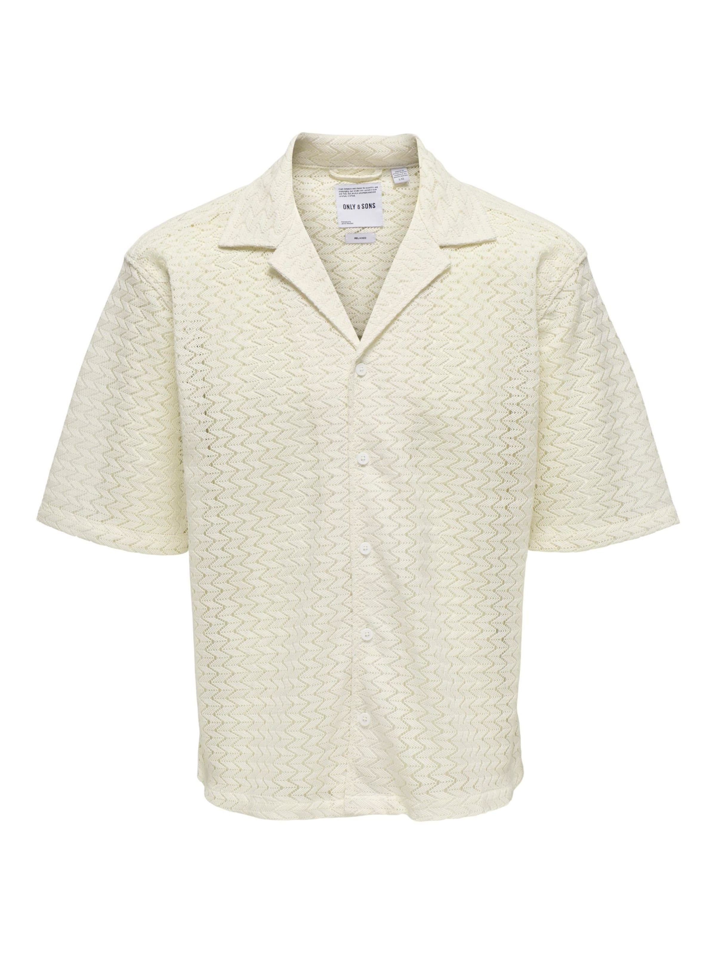 Camicia 'ONSNovak' di Only & Sons in bianco: frontale
