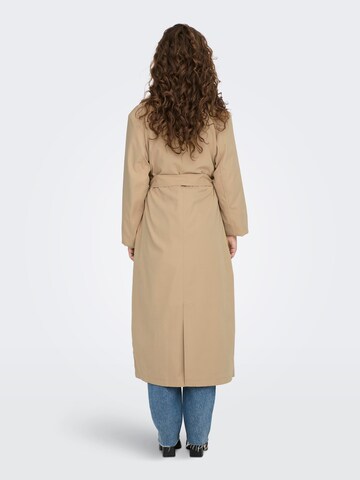 ONLY Between-Seasons Coat 'Kastanje' in Brown