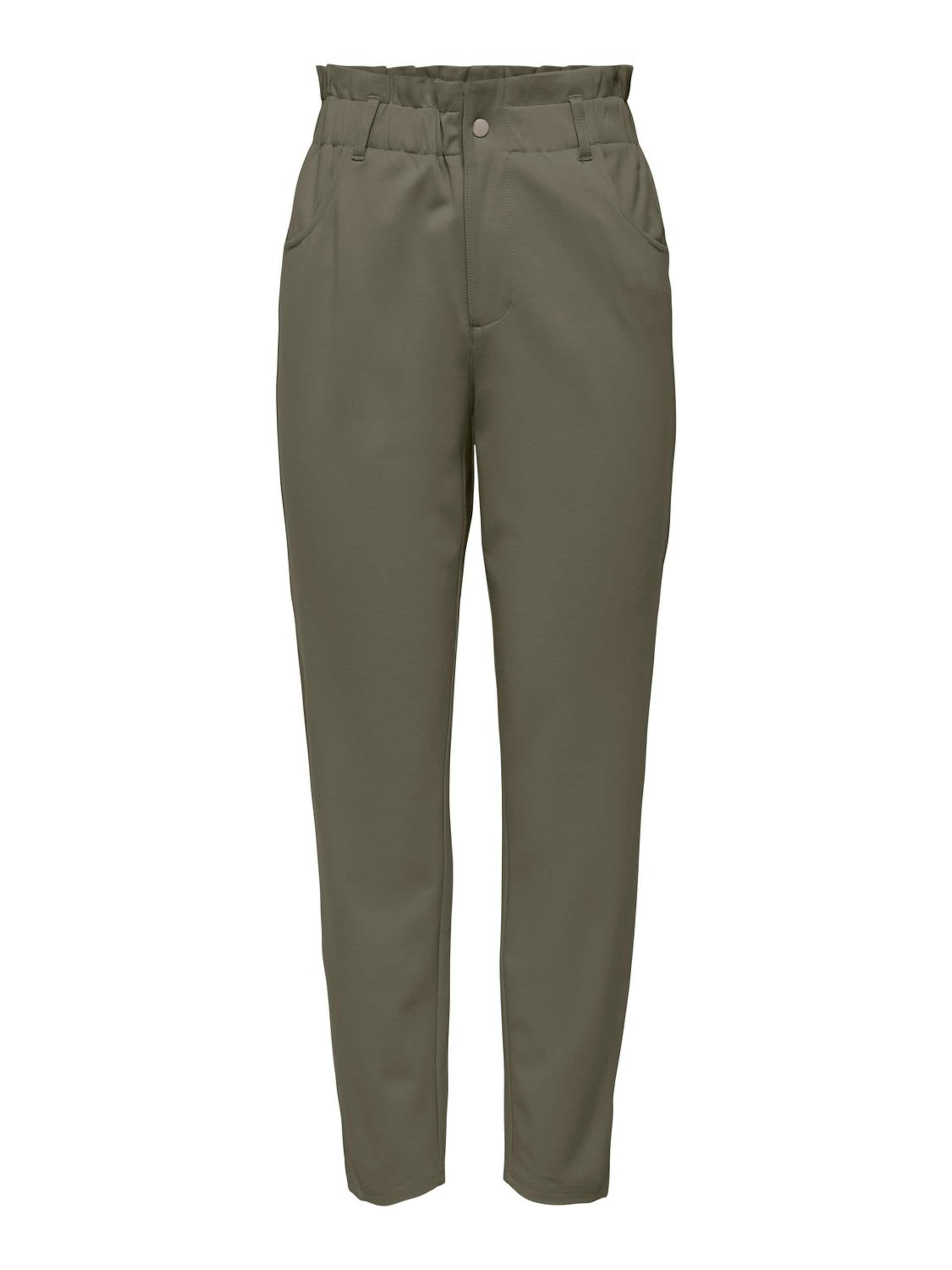 ONLY Tapered Housut 'ONLPOPTRASH-OVA LIFE' värissä vihreä: etupuoli