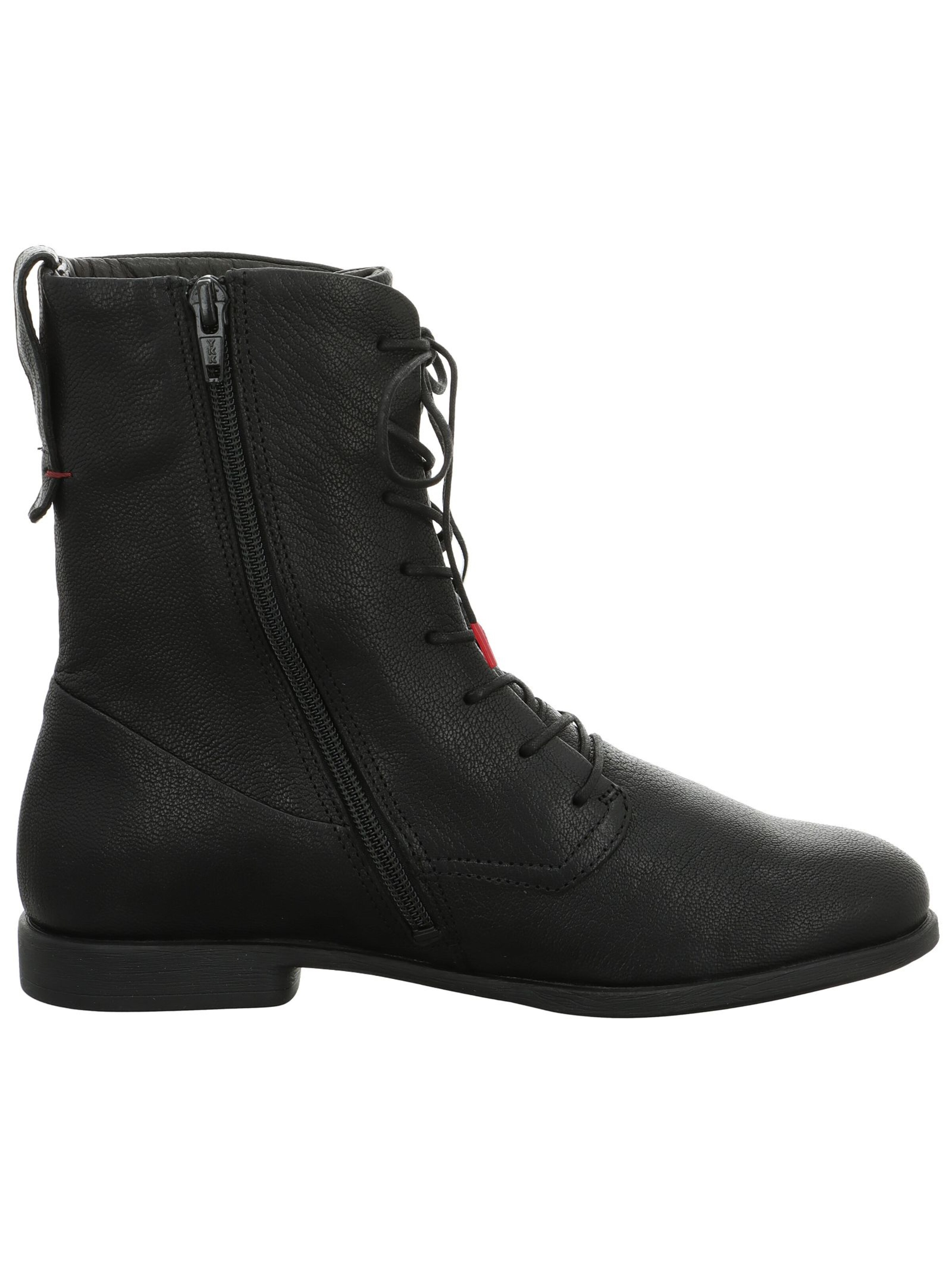 THINK! Schnürstiefelette 'Agrat' in Schwarz