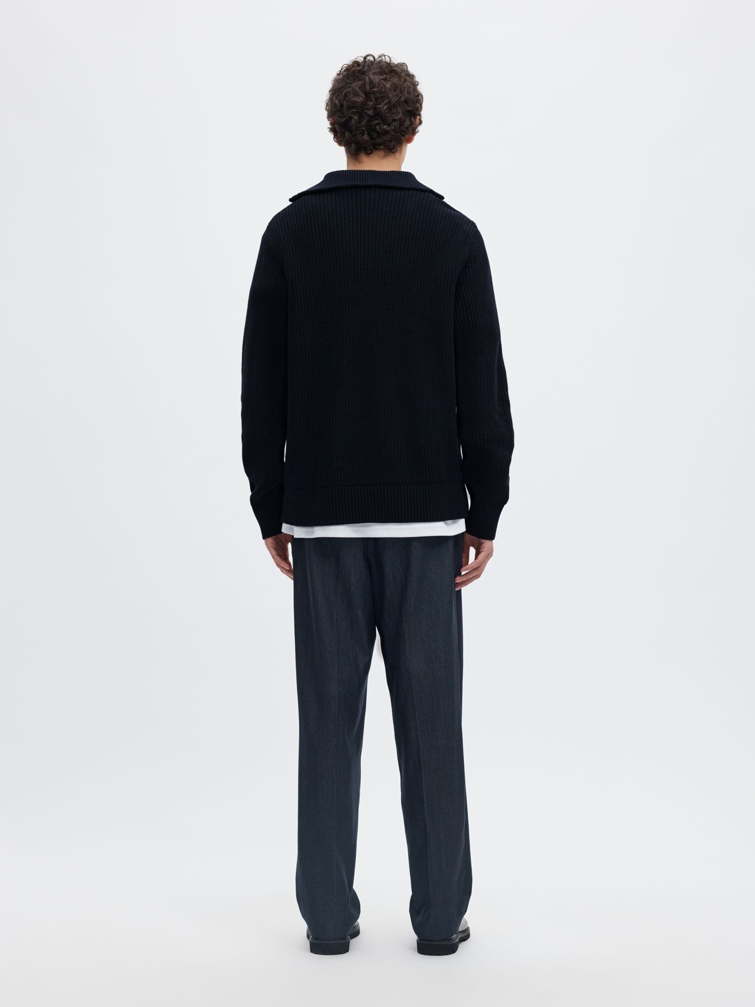SELECTED Pullover i blå