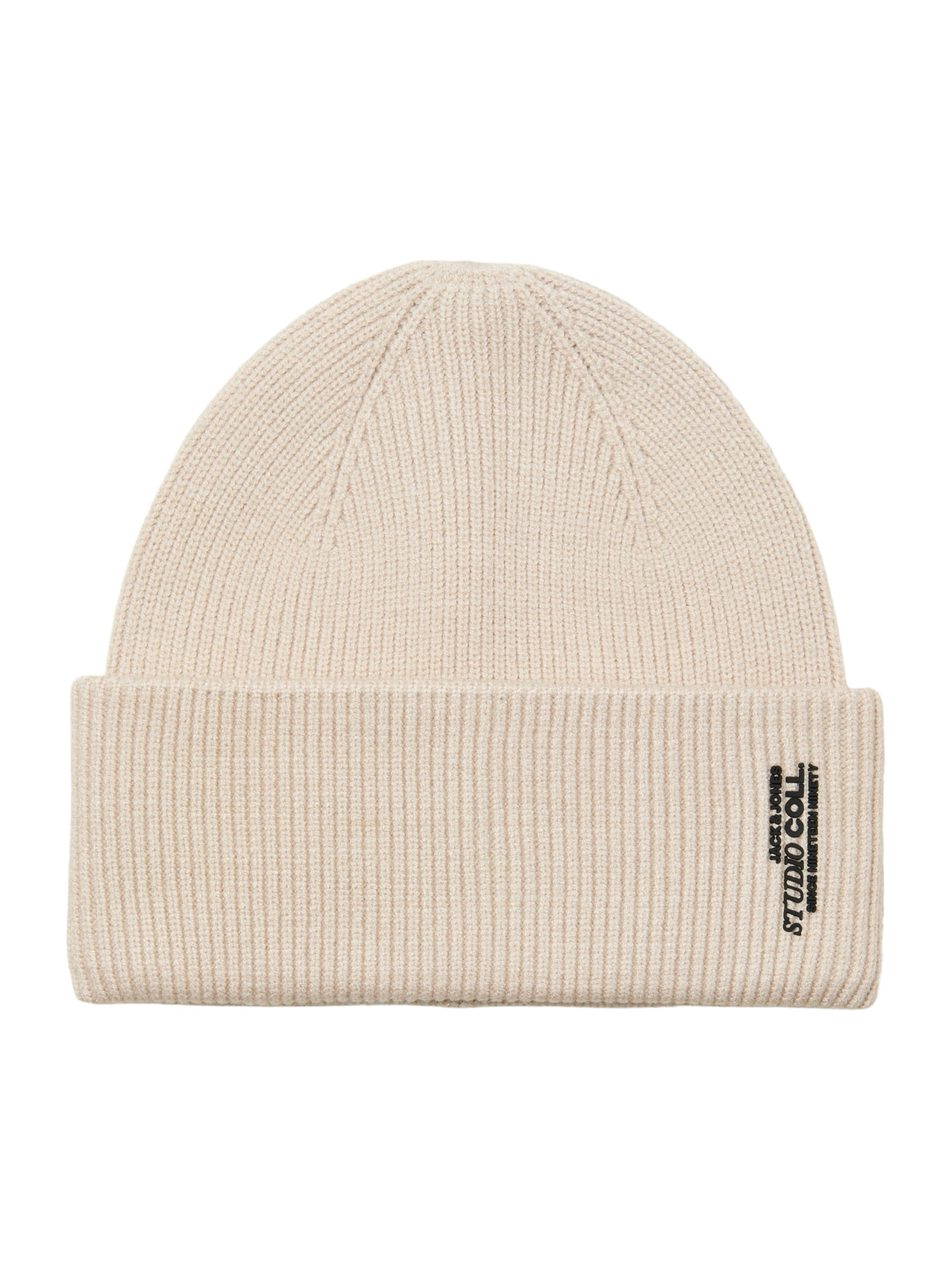 JACK & JONES Beanie 'JACCOLL' in Beige: front