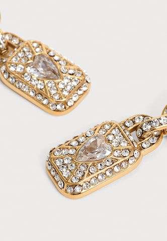 GUESS Earrings 'CRYSTAL LOVE' in Gold