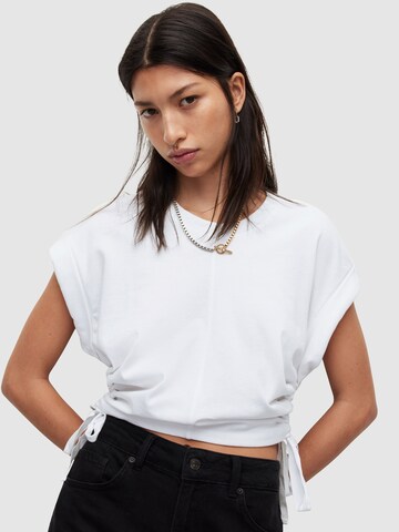 AllSaints T-shirt 'MIRA' i vit: framsida