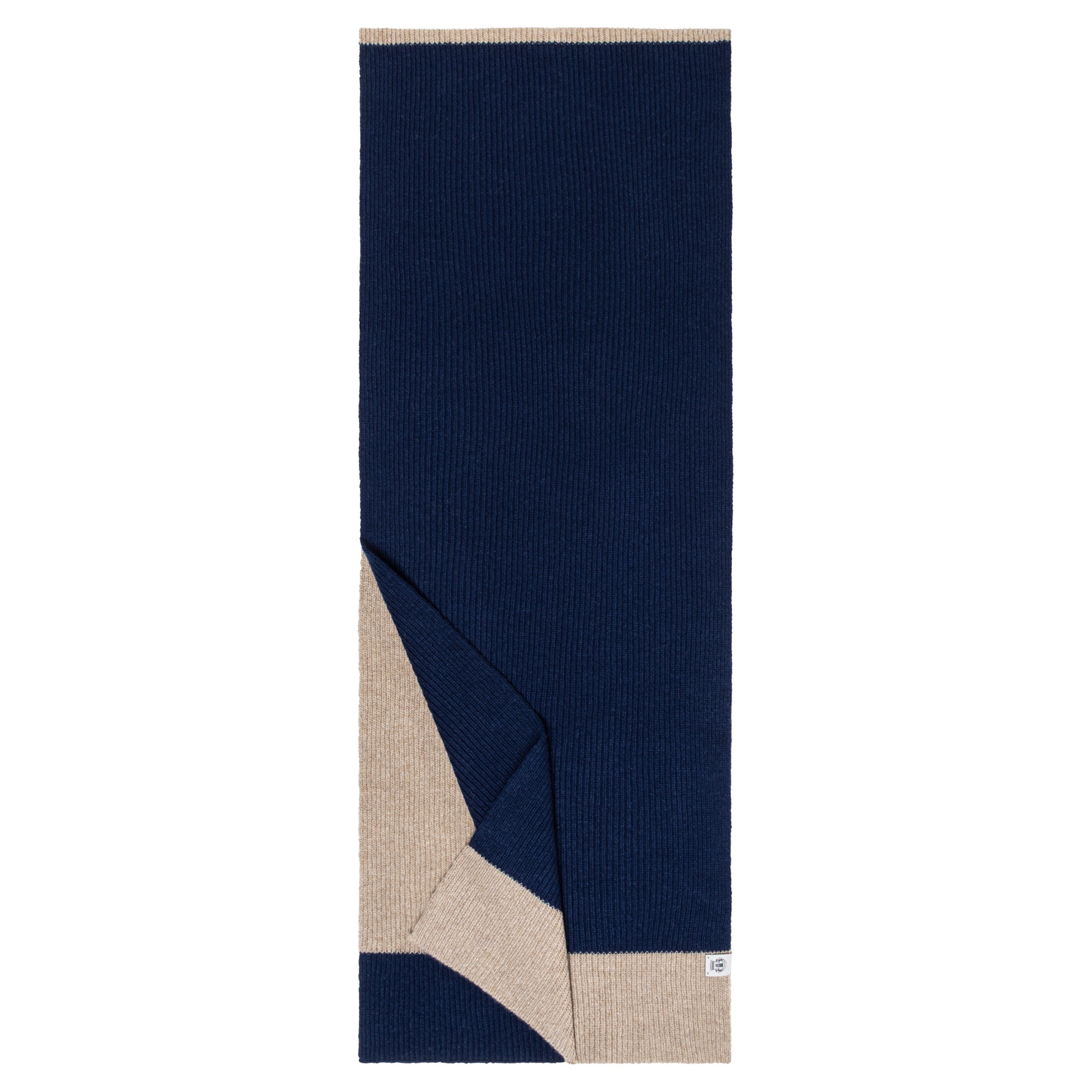 Roeckl Sjaal ' TWO SIDE KNIT Schal ' in Blauw: voorkant