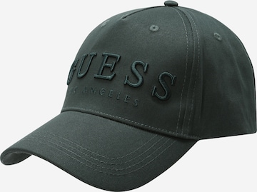 GUESS - Gorra en verde: frente