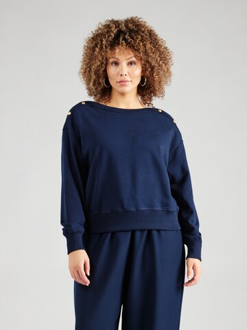 Tommy Hilfiger Curve Μπλούζα φούτερ σε μπλε: μπροστά