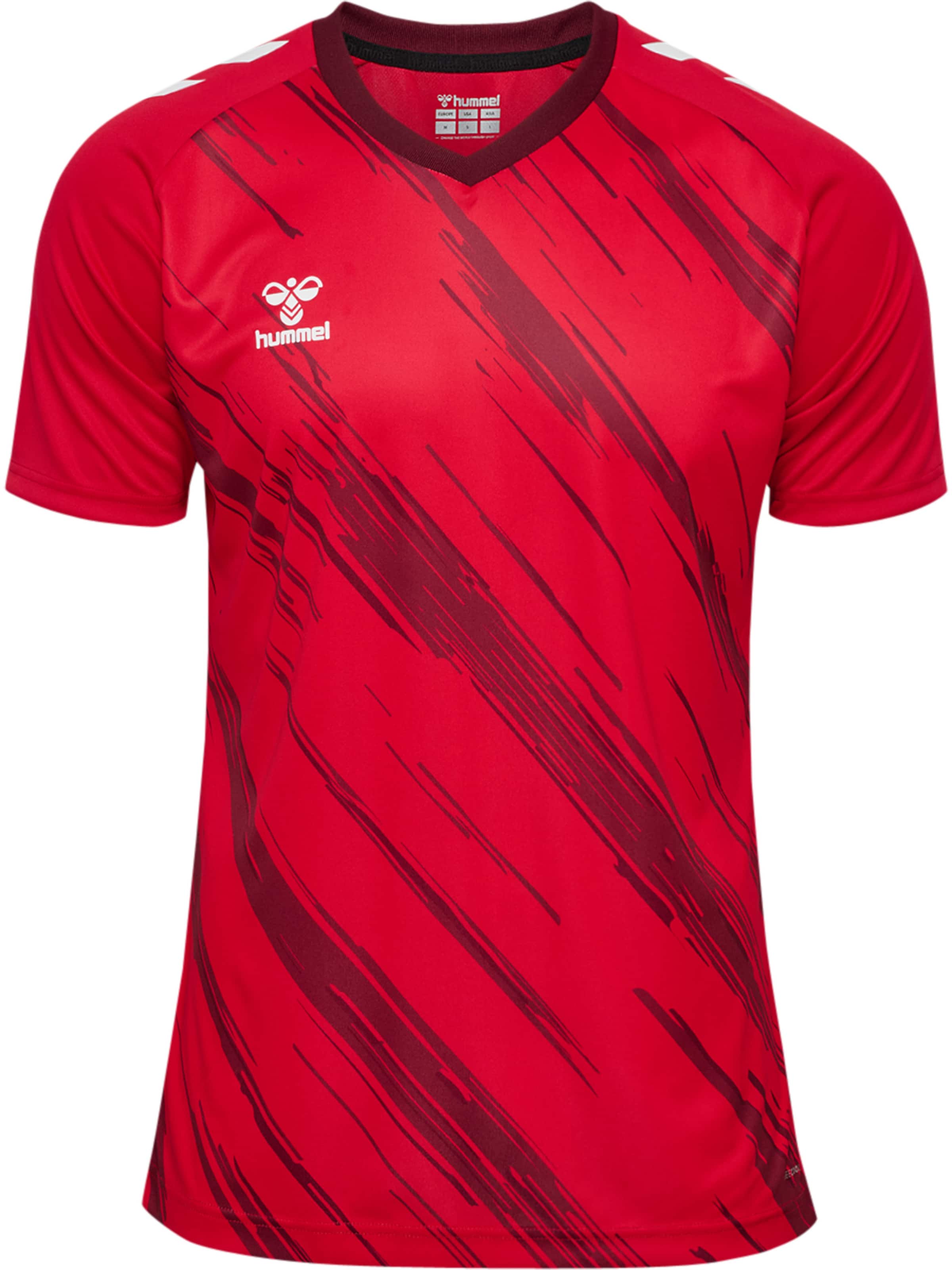 Hummel Functioneel shirt 'Match Triumph' in Rood: voorkant