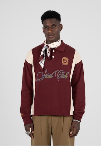 Pull-over 'Clubhouse' Prohibited en rouge : devant