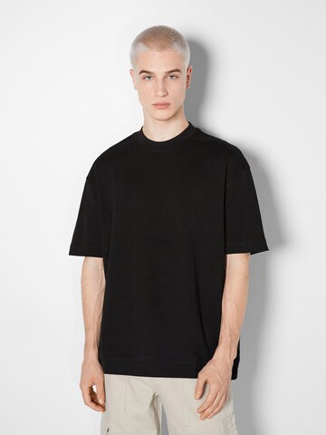 T-Shirt Bershka en noir : devant