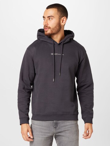 TOM TAILOR DENIM Sweatshirt in Grey: front