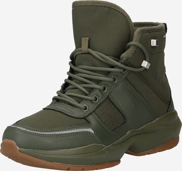 ARKK Copenhagen Lace-up boots 'Zeatrk' in Green: front