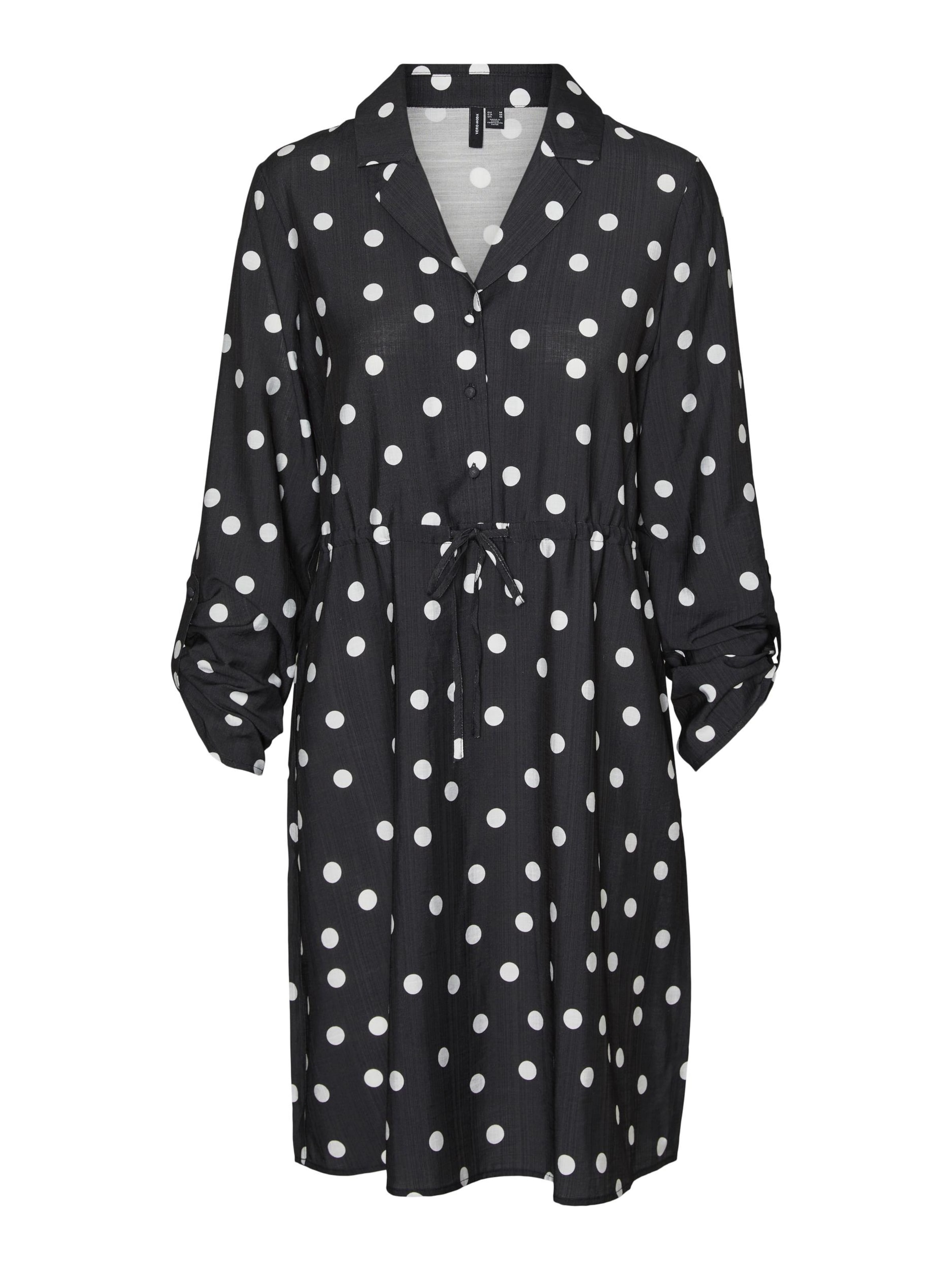 VERO MODA Shirt Dress BECCA in Black ABOUT YOU