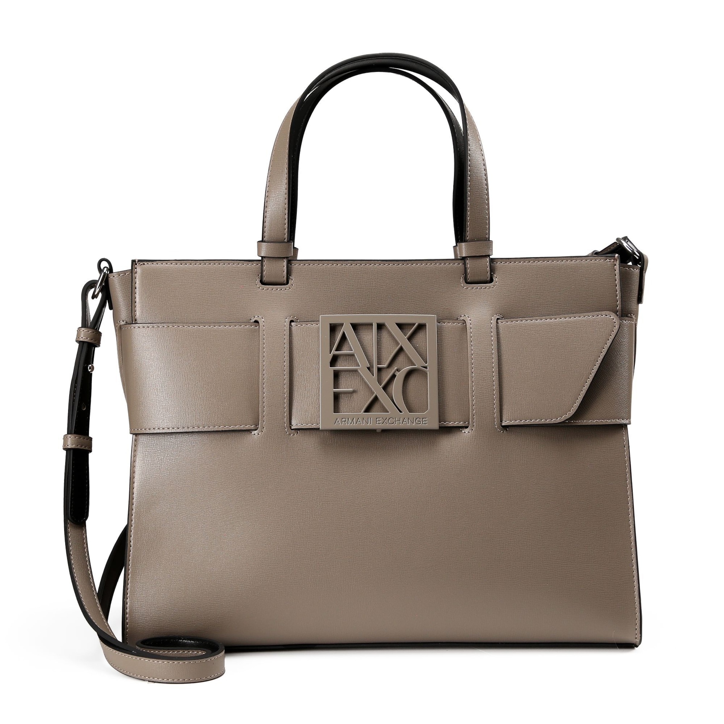 ARMANI EXCHANGE Shopper in Grau: Vorderseite
