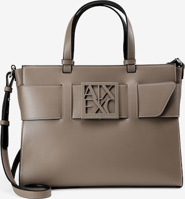 Cabas ARMANI EXCHANGE en gris : devant