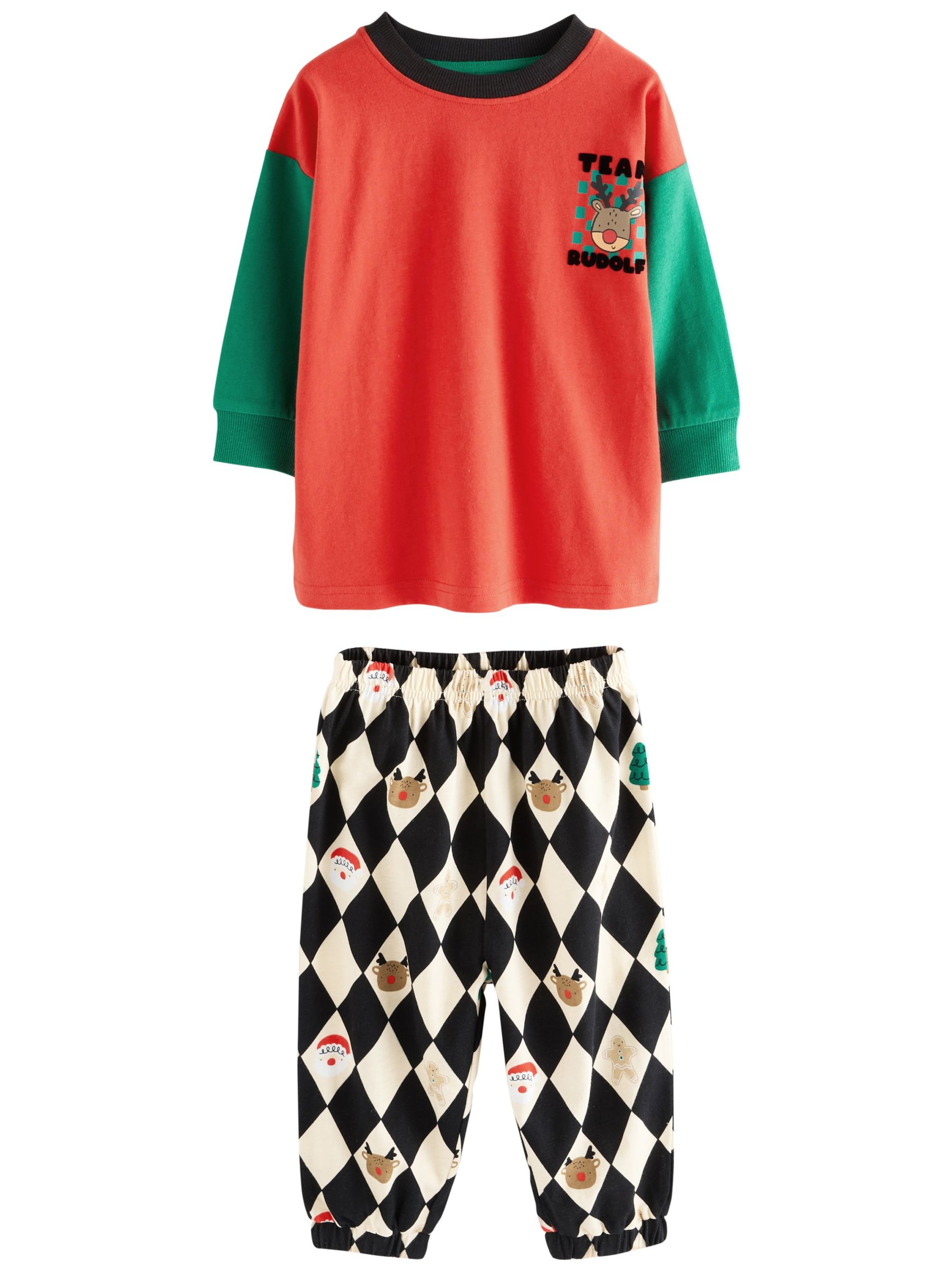 sarkans Next Pidžama: no priekšpuses