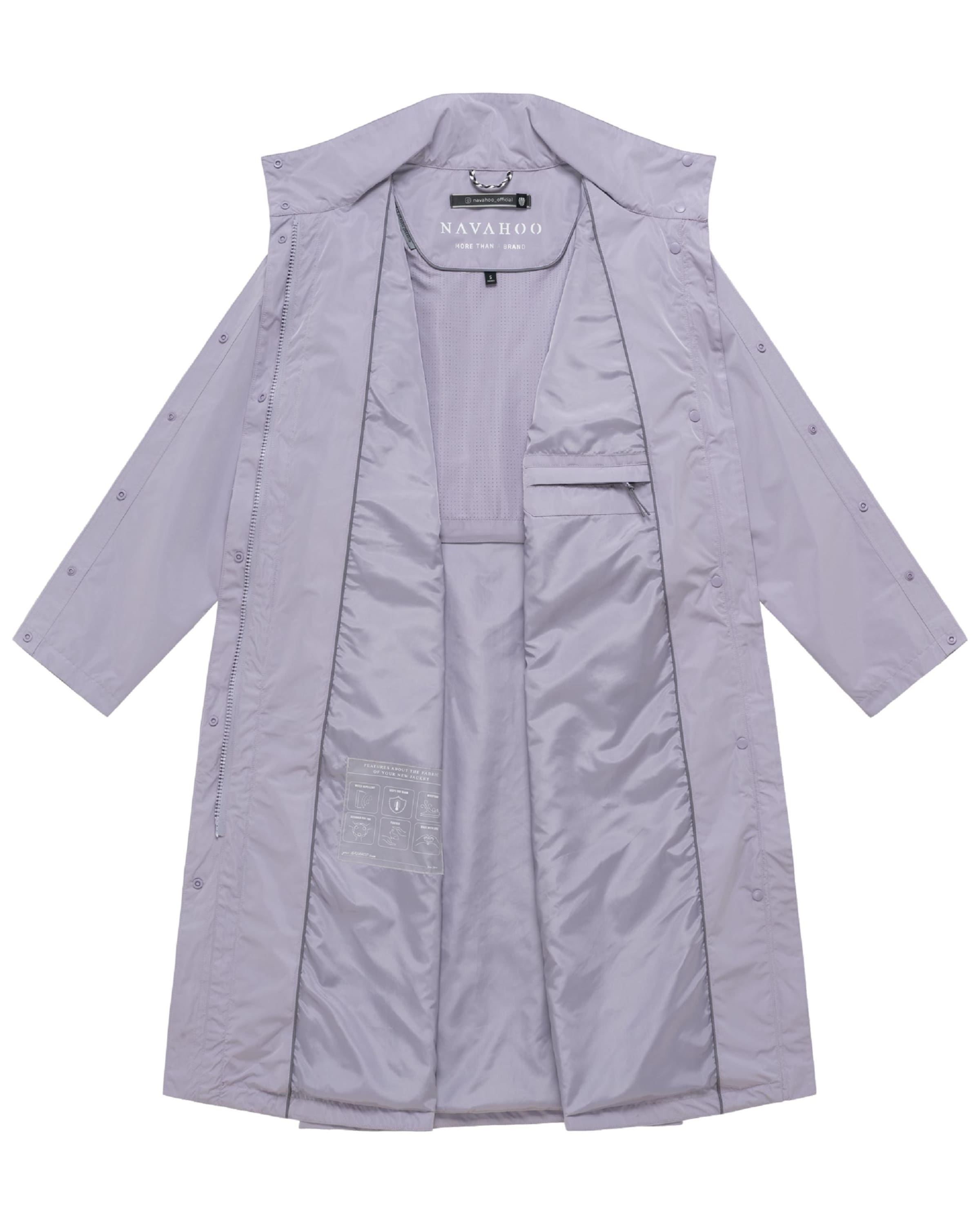 NAVAHOO Mantel 'Zenblüte 14' in Lila