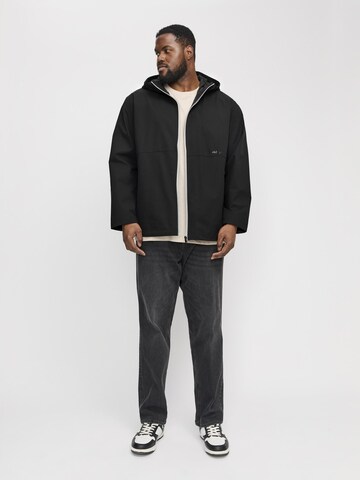 Jack & Jones Plus Between-season jacket in Black