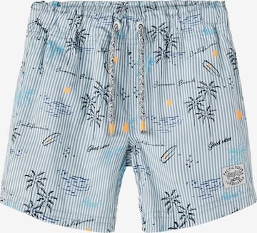 NAME IT Zwemshorts 'Zaglo' in Blauw: voorkant