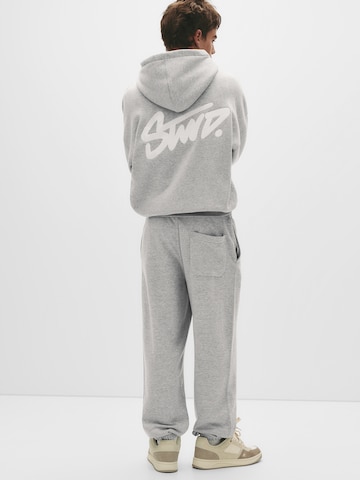 Pull&Bear Zwężany krój Spodnie 'STWD' w kolorze szary