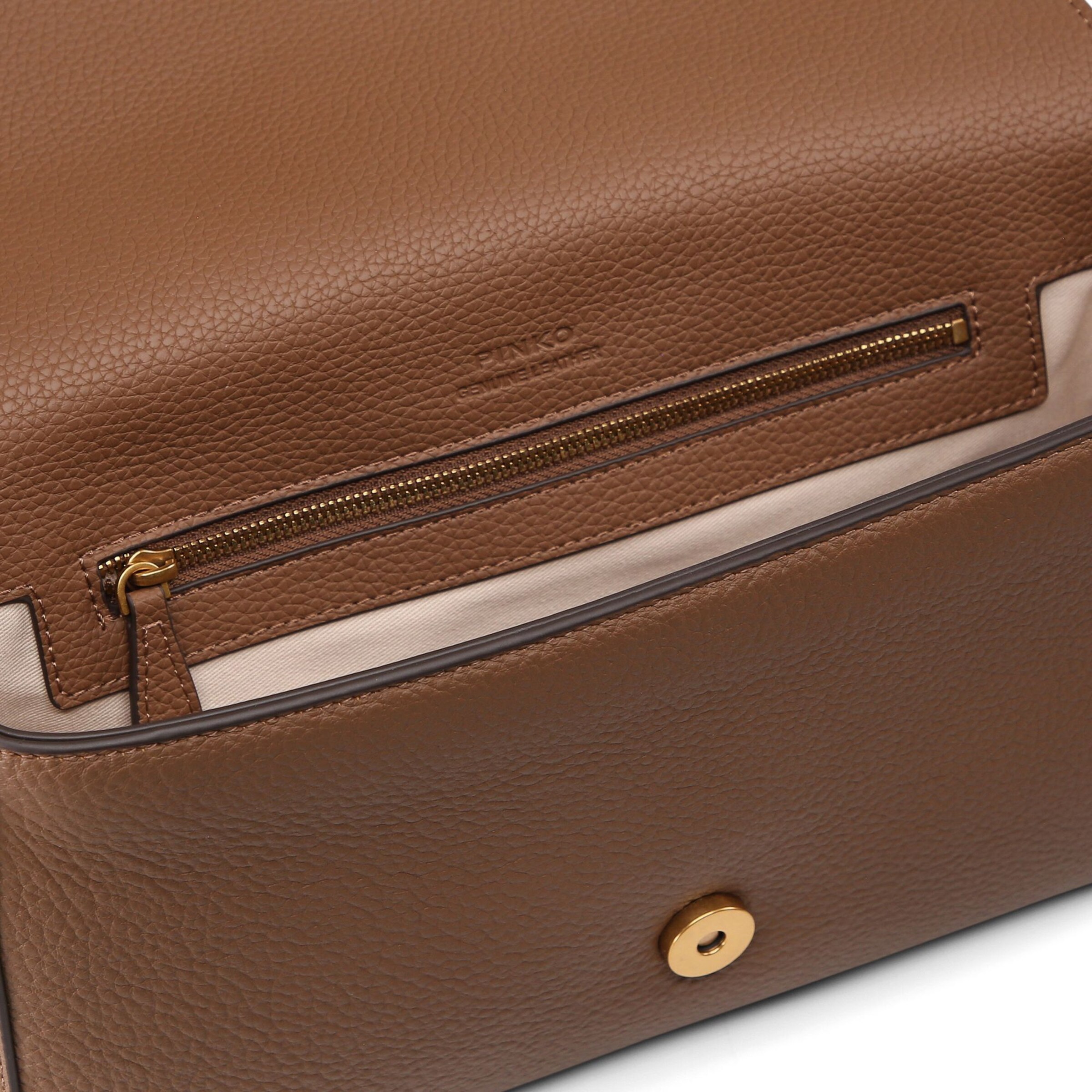 Borsa a tracolla 'Love One' di PINKO in marrone