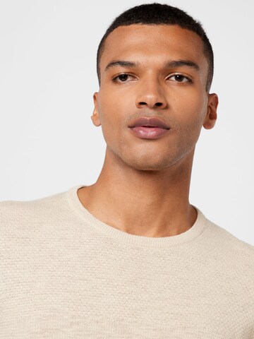 TOM TAILOR Sweater in Beige