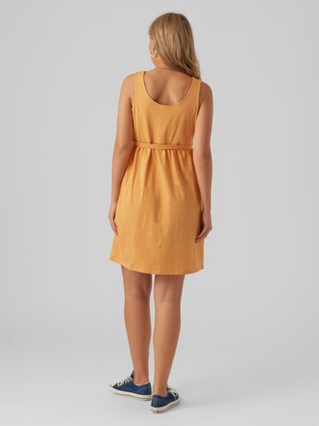 MAMALICIOUS Kleid 'Evi Lia' in Orange