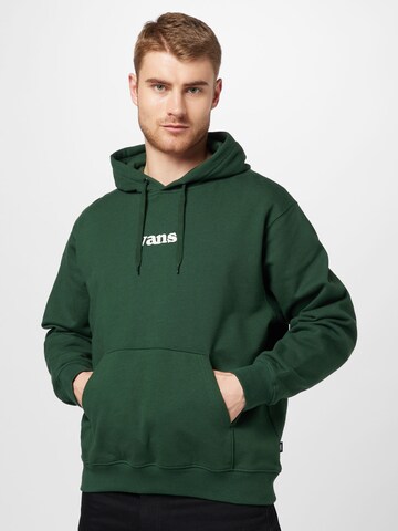 VANS Sweatshirt 'Lowered Po' in Green: front
