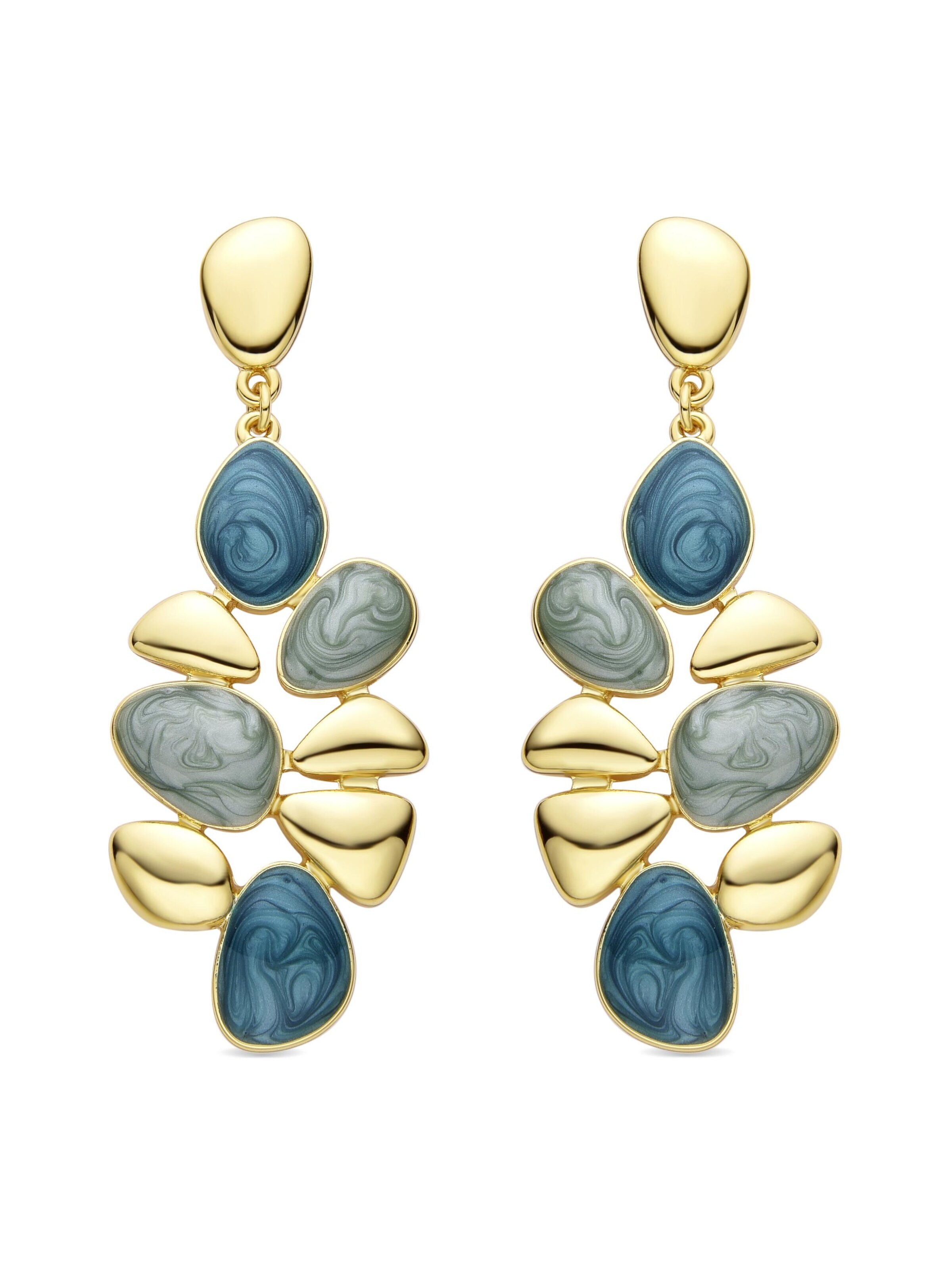 Luxenter Earrings 'Nortul' in Mixed colors: front