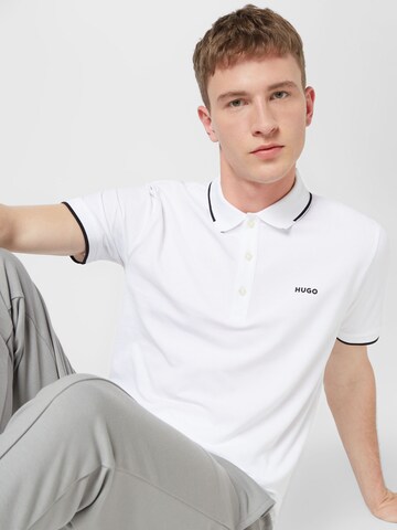 HUGO Poloshirt 'Dinoso' in Weiß