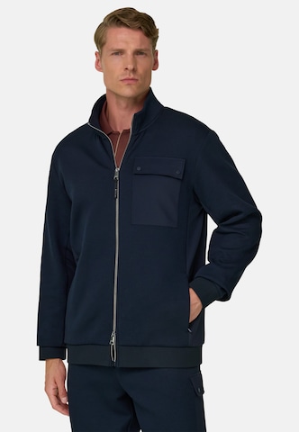 Veste de survêtement Boggi Milano en bleu : devant