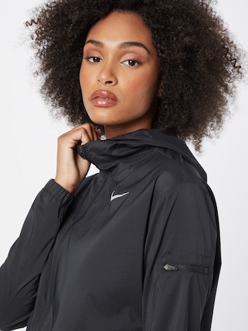 NIKE Athletic Jacket in Black