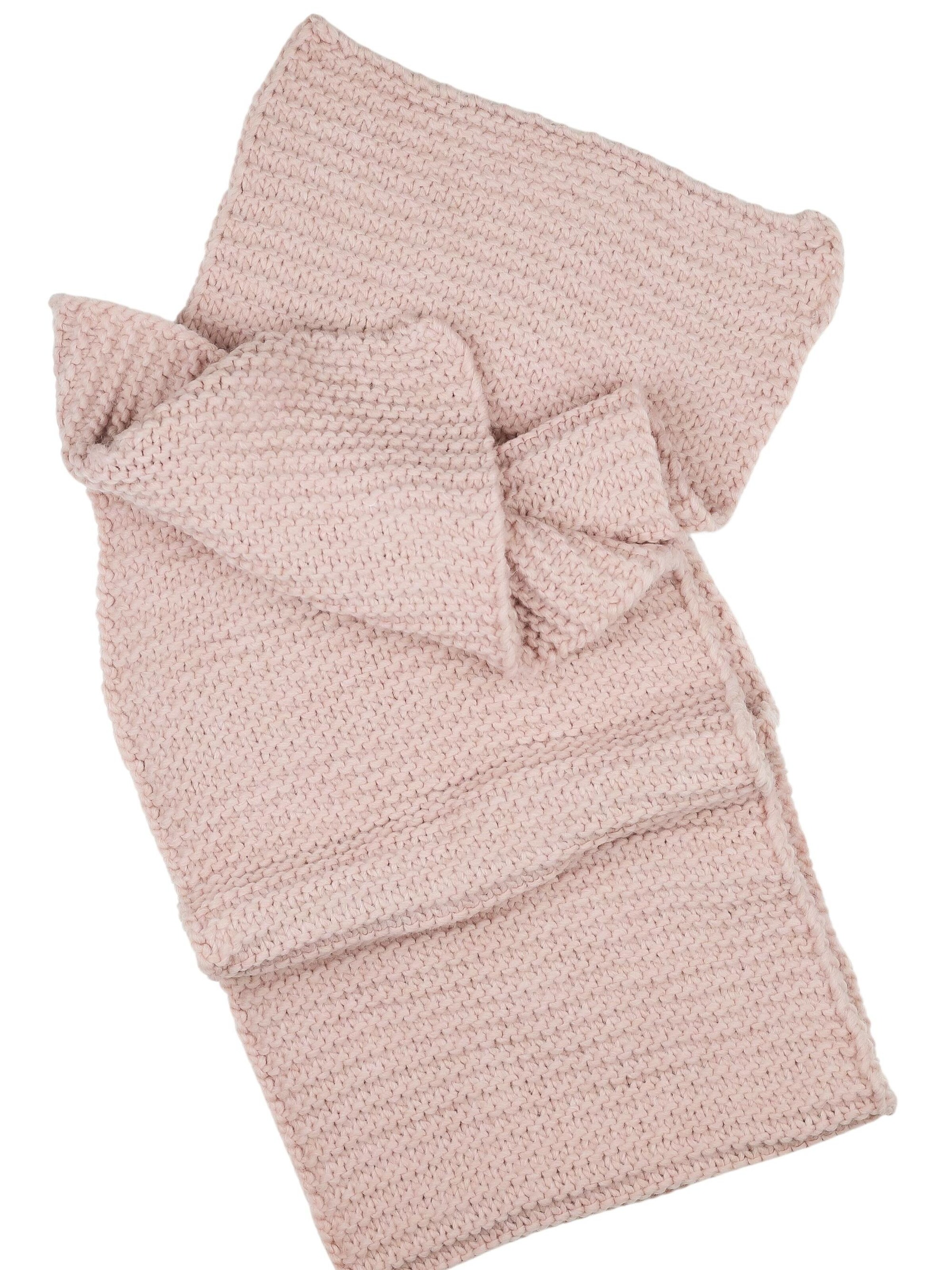 COLLEZIONE ALESSANDRO Scarf 'Strick-It' in Pink