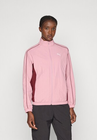 Giacca sportiva di PUMA in rosa: frontale
