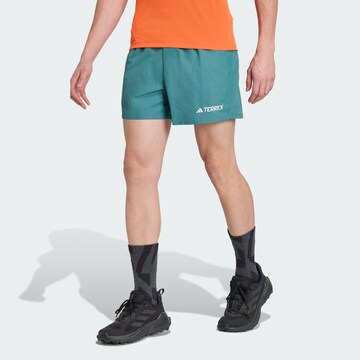 ADIDAS TERREX Regular Sportbroek 'Multi' in Groen: voorkant